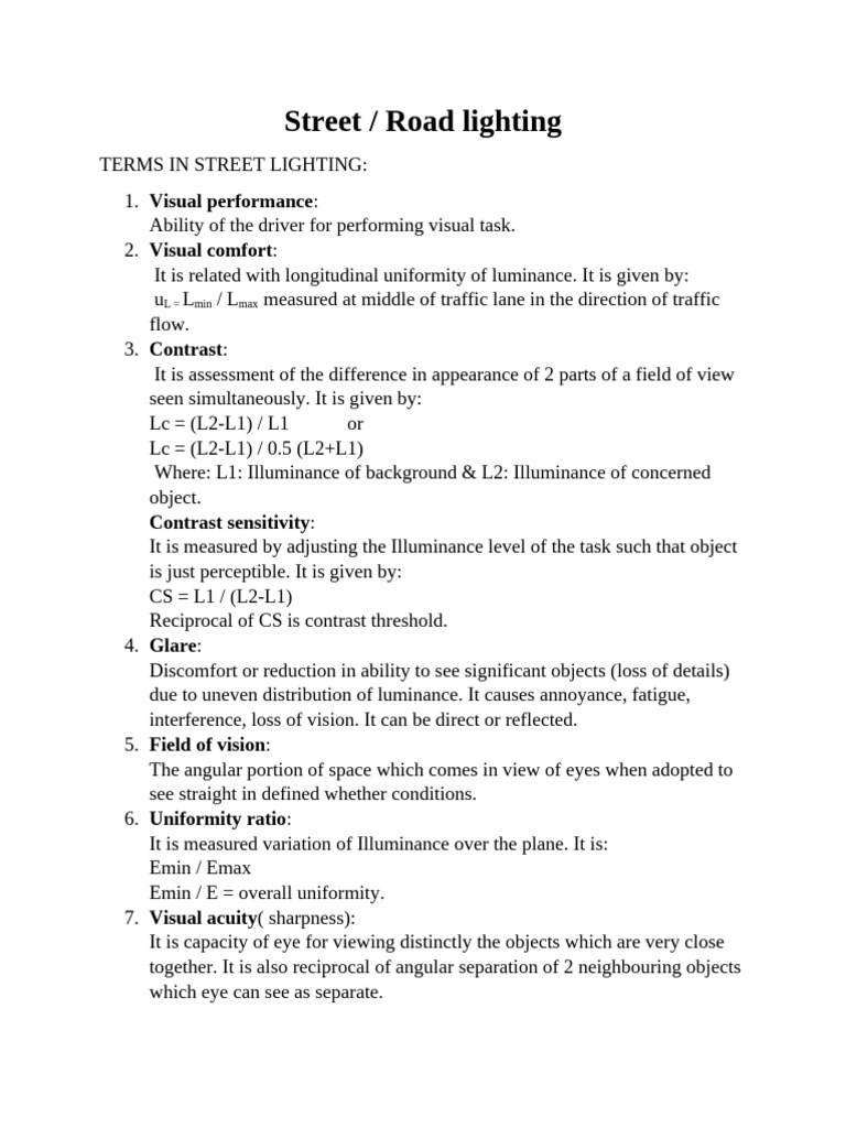 Streetlighting | PDF | Lighting | Street Light