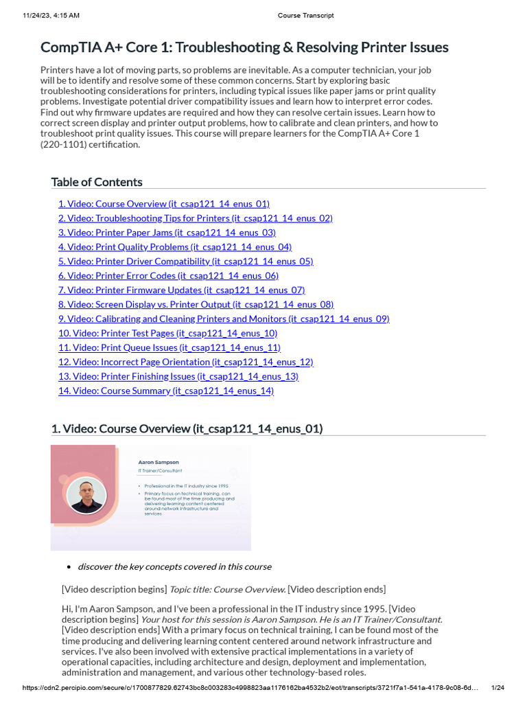 Troubleshooting Printer Issues Guide | PDF | Printer (Computing ...