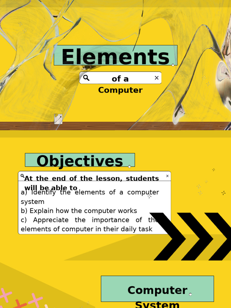 Elements of A Computer | PDF