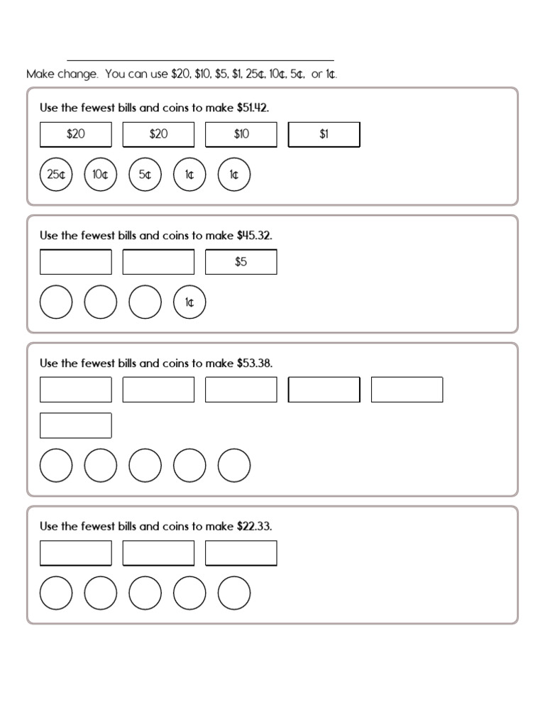 Math Worksheets for April 14 Week | PDF