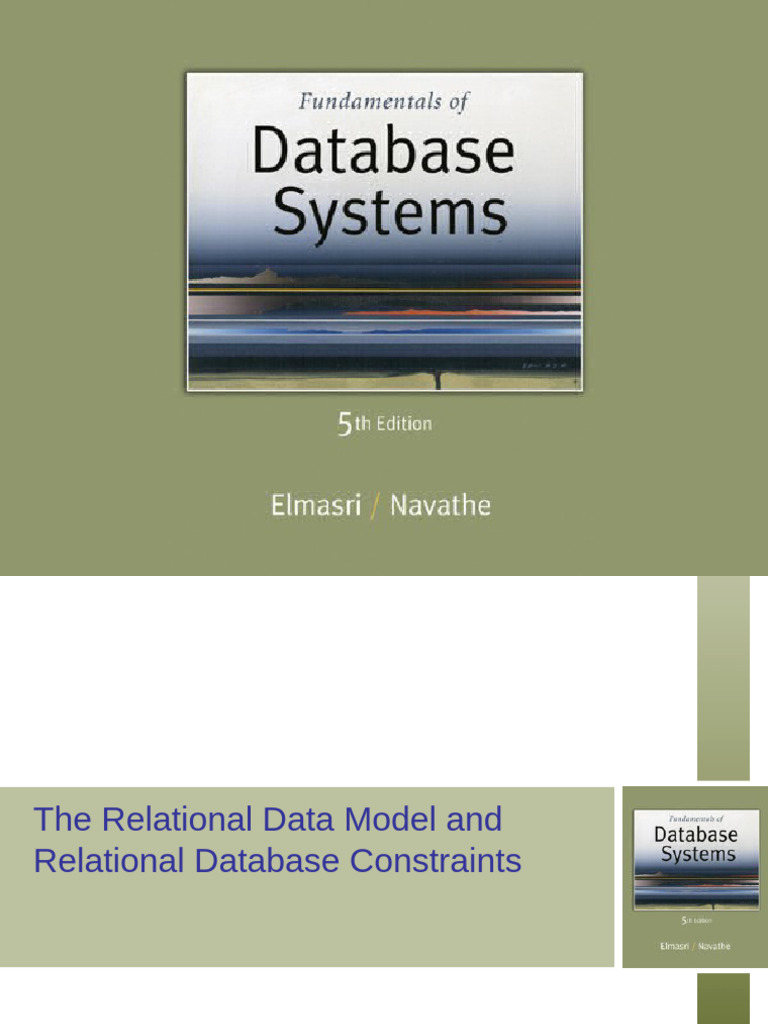 2 Relational Data Model and Relational Database Constraints | PDF ...