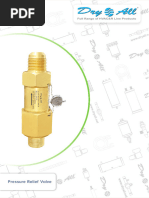 Soupape De Décharge Double Relief Prince DRV-4LL - 500-1500 PSI Réglable - Neuf
