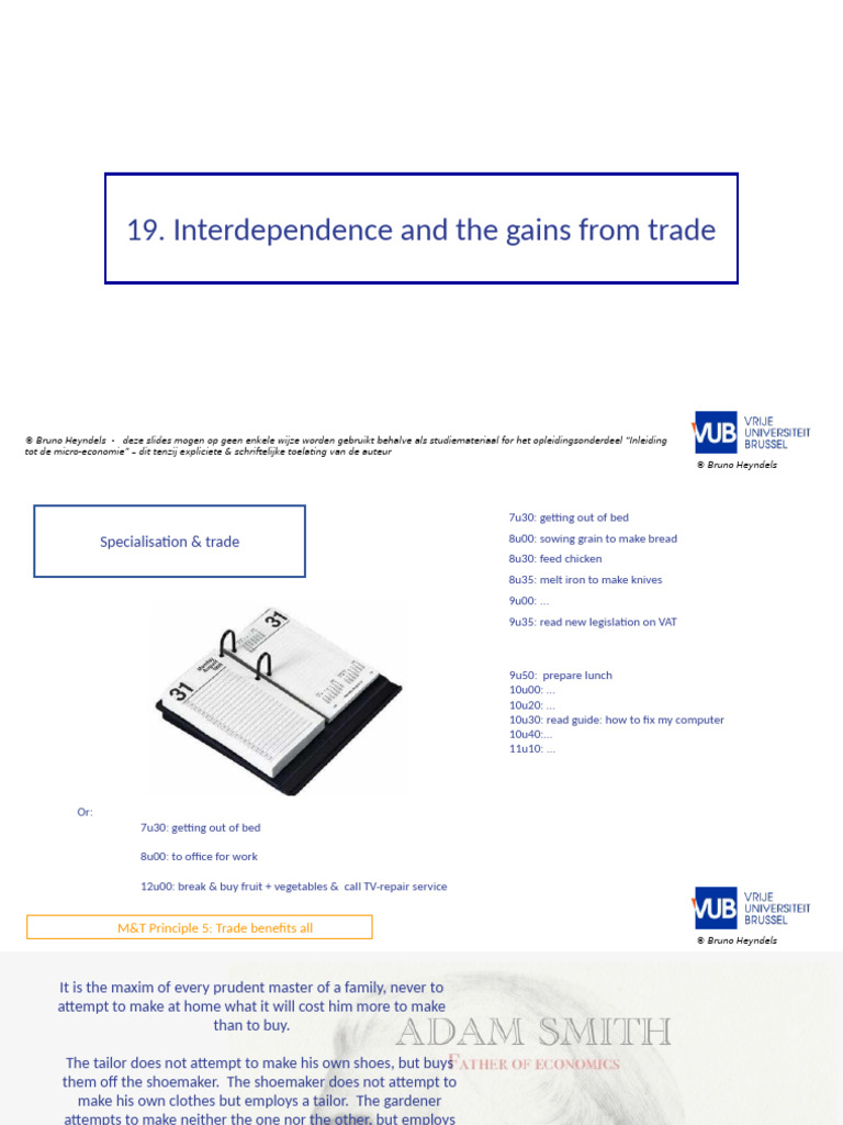 Gains from Trade and Specialization | PDF | Economies | Economics