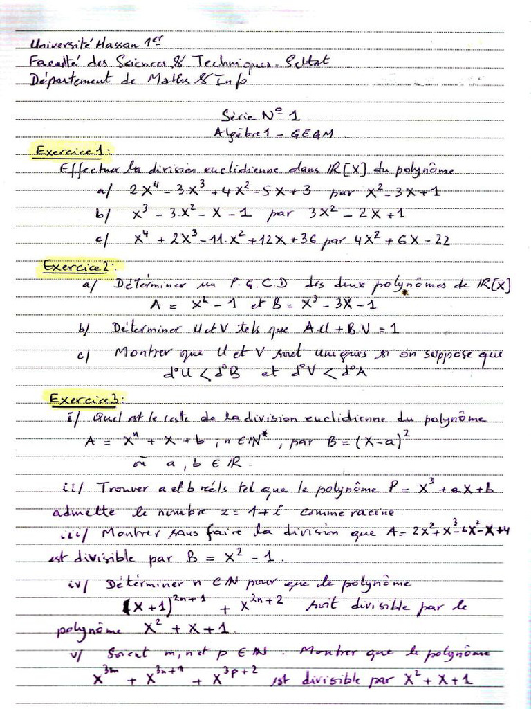 TD 1 | PDF