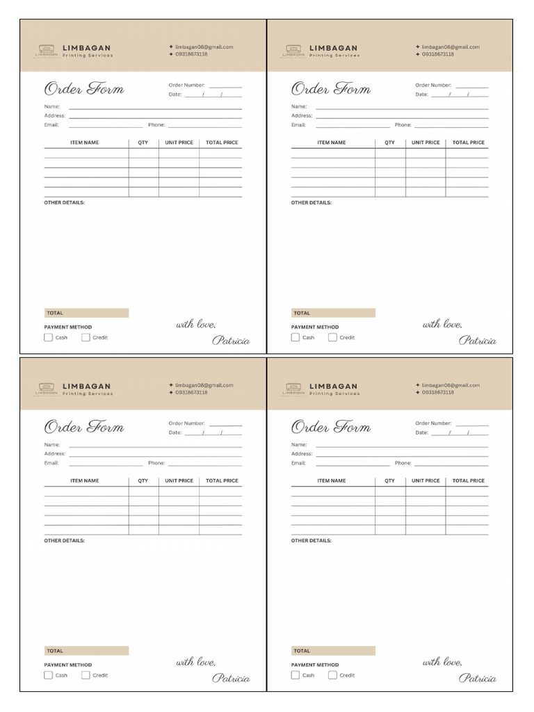 Order Form | PDF
