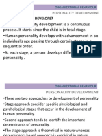 Personality Development Stages