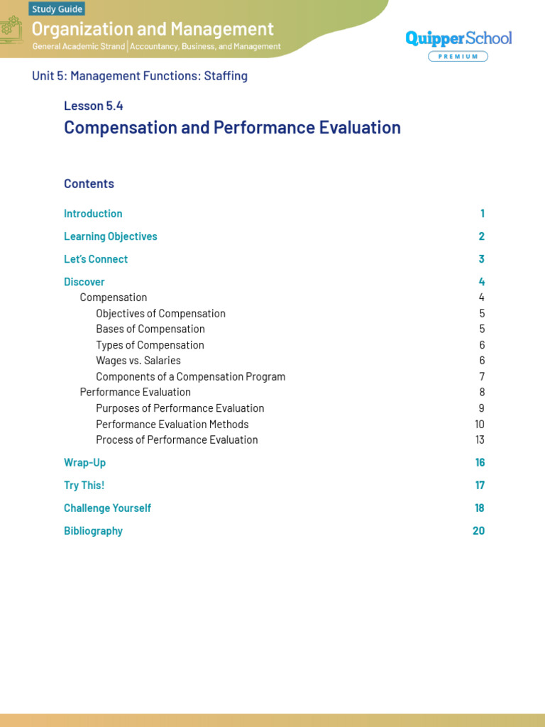 Salary and Performance Evaluation Insights | PDF | Cost Of Living ...