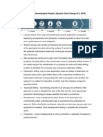 Oil and Gas Development Project Lifecycle