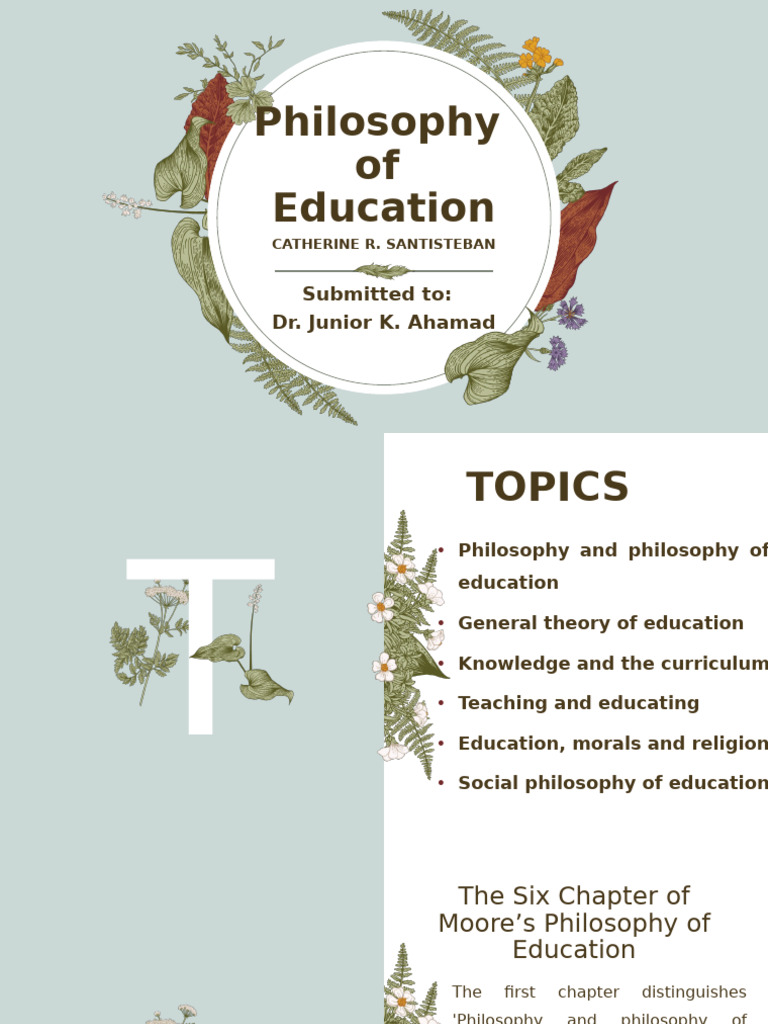 Santisteban Philosophy of Education | PDF | Knowledge | Metaphysics