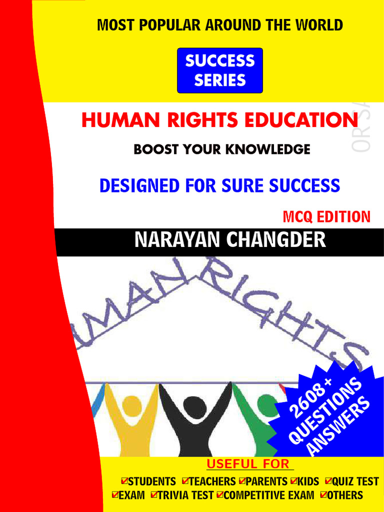 Human Rights Education MCQ Practice Guide | PDF | Human Rights | Rights