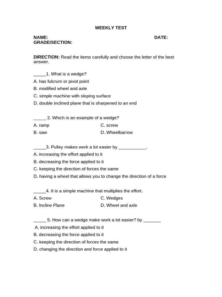 weekly-test-pdf-machines-wheel