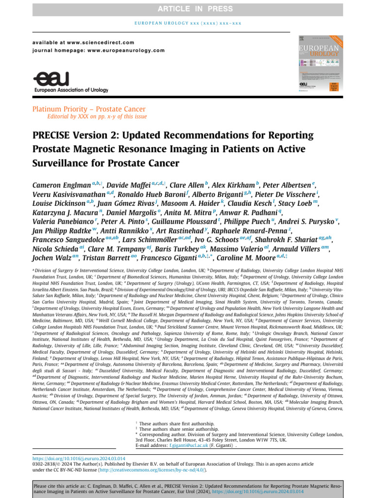 Precise v.2 - 2024 | PDF | Magnetic Resonance Imaging | Medical Imaging