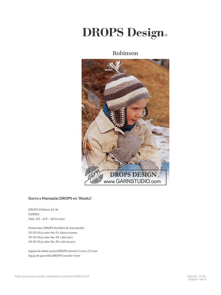 Robinson - DROPS | PDF