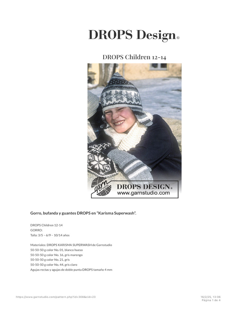 DROPS Children 12-14 | PDF | Mano | Extremidades (anatomía)