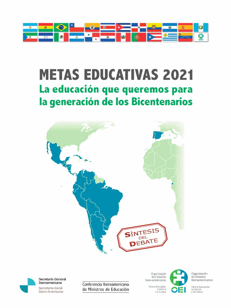 Metas Educativas 2021: Un Futuro Común | PDF | Educación de la primera ...