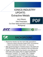 Electronic Industry Update: Extractive Metals Presentation 2010