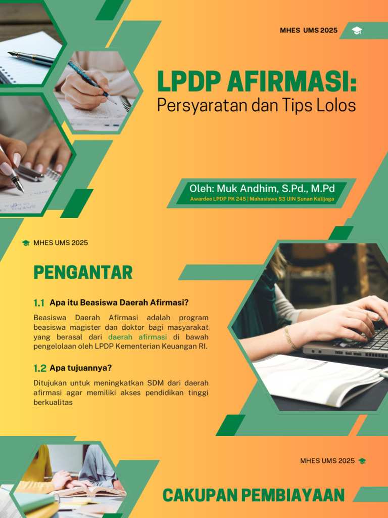 Tips Beasiswa LPDP Afirmasi 2025 | PDF