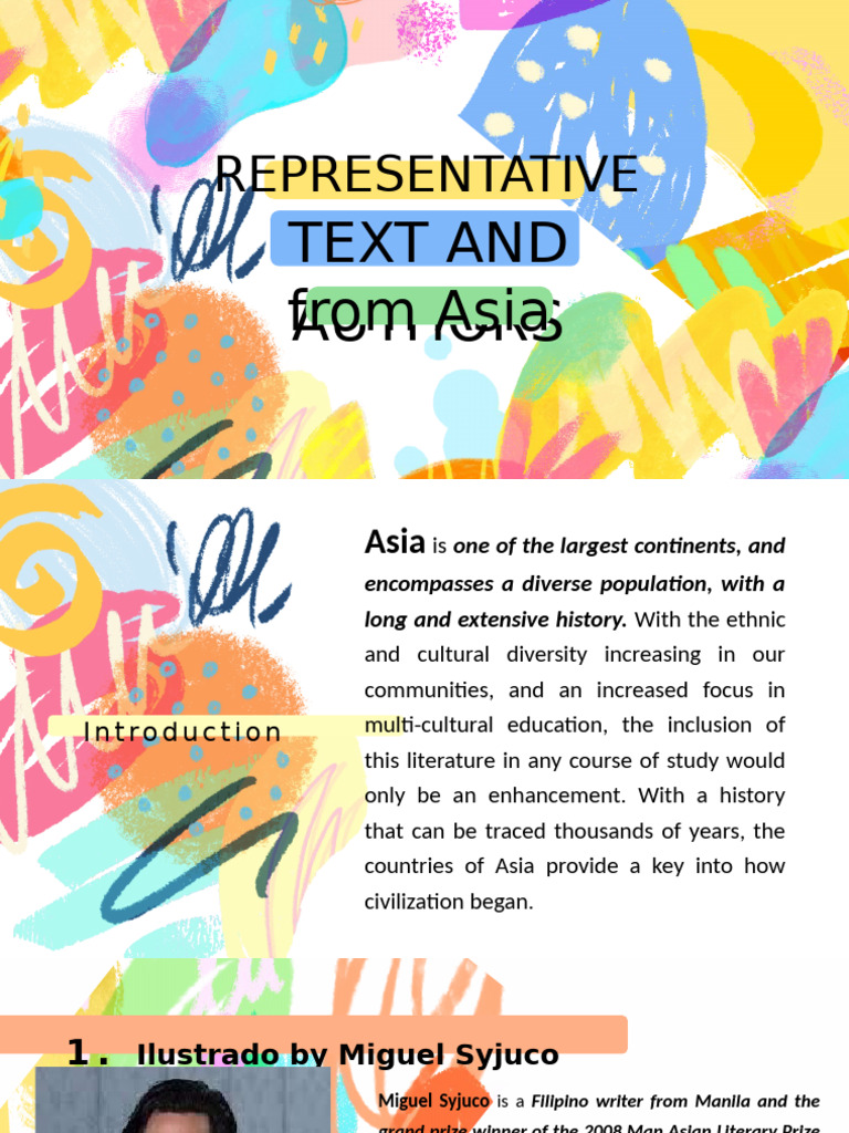 Asian Literature: Key Authors & Works | PDF | Philippines | Asia