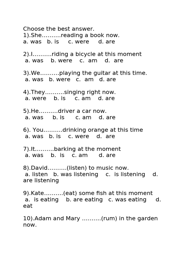 English Grammar Practice Exercises | PDF