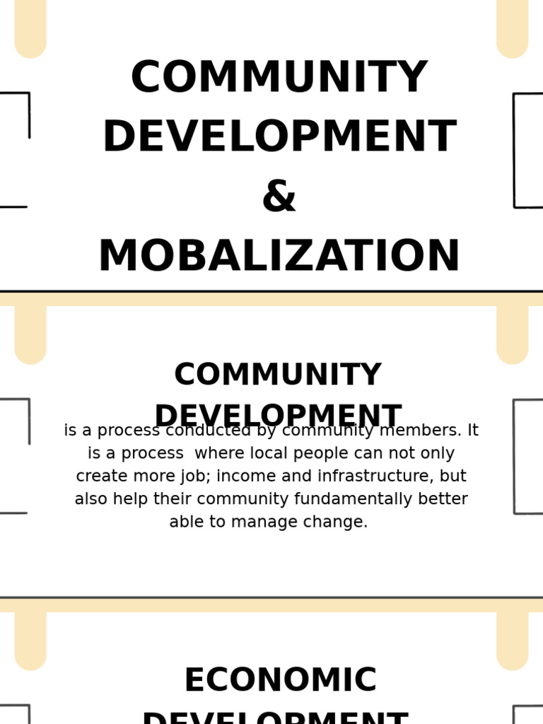 Community Development | PDF