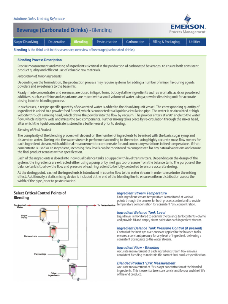 Training Beverage Process Solutions Guide Blending Micro Motion en ...