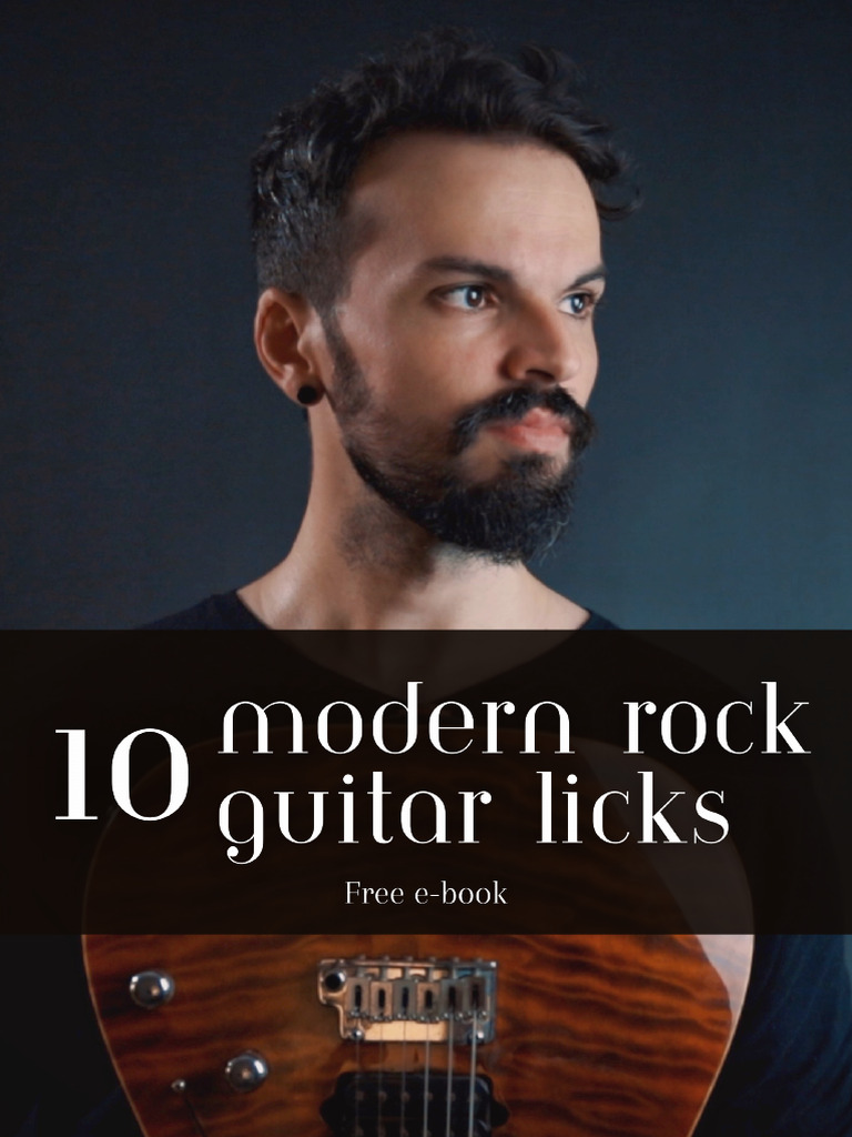 Modern Rock Guitar Licks Compilation | PDF