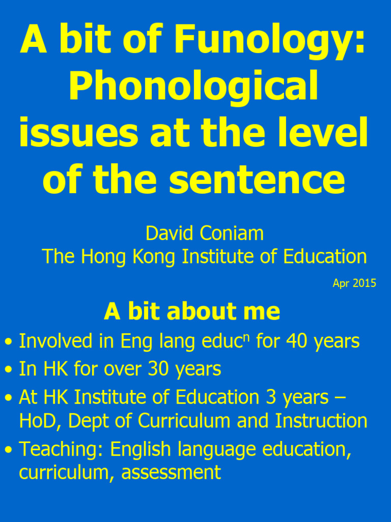 Funology: Phonological Insights | PDF | Rapping | Supper