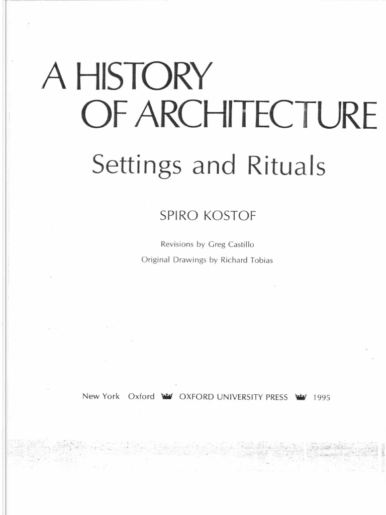 A History of Architecture Settings and Rituals (2nd Edition) (Spiro ...