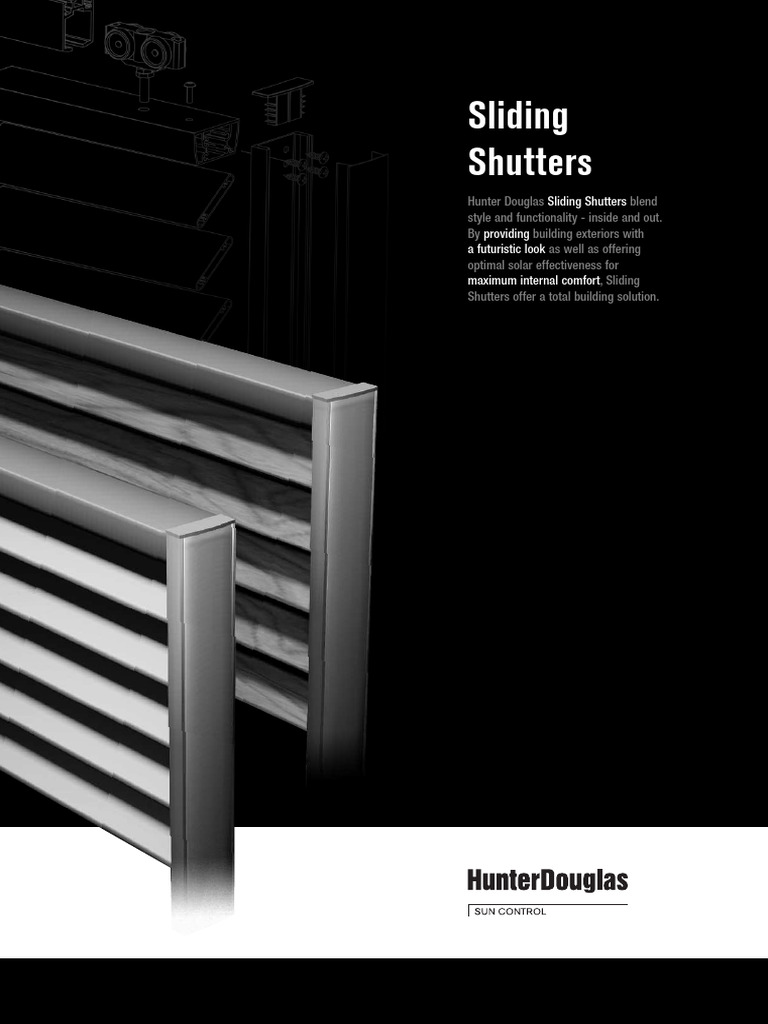 Sliding Shutters | PDF | Length | Sun