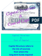 Capital Structure and Cost of Capital