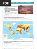8ºano.FICHA 1- Distribuição e Evolução da População Mundial