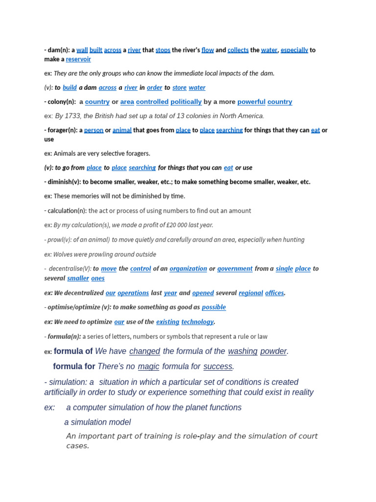 Key Definitions of Common Terms | PDF | Simulation
