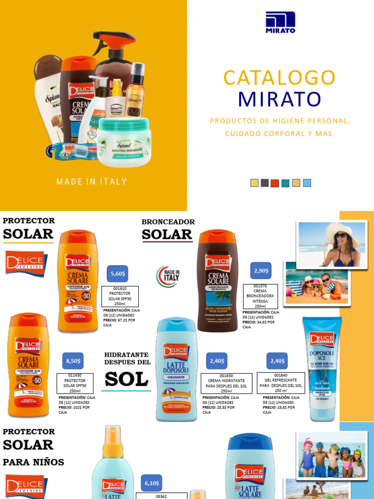 Catalogo Mirato Nueva Linea Italiana ABRIL 2023 | PDF | Productos ...