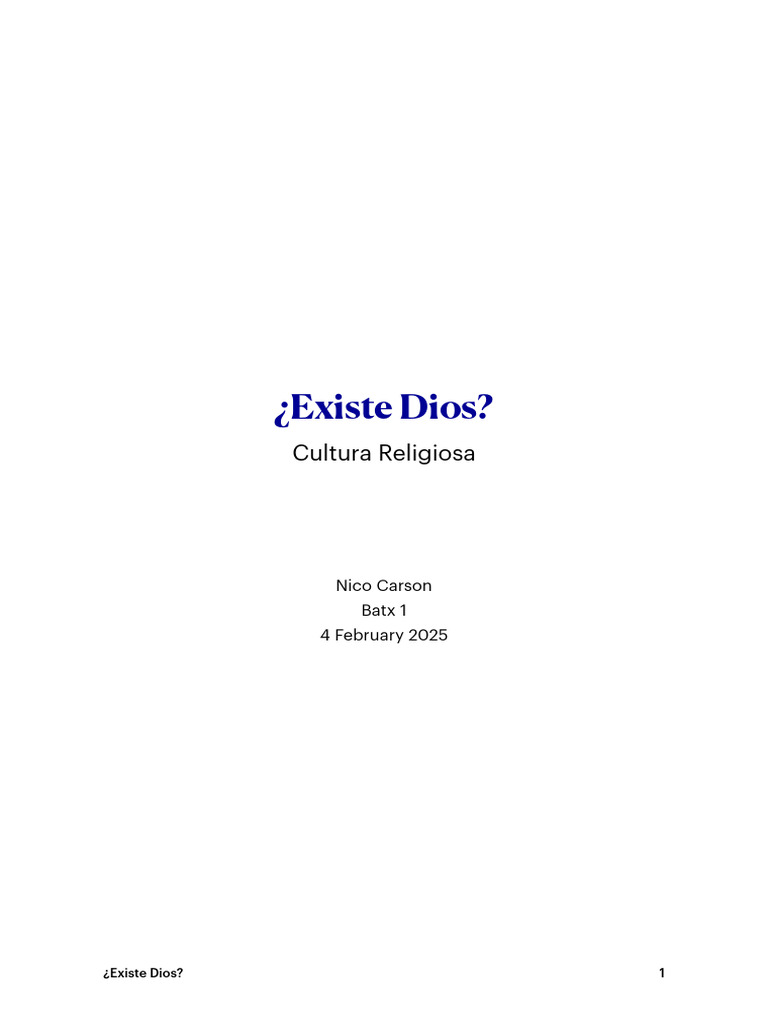Ciencia y Fe: Una Relación Complementaria | PDF | Existencia | Dios