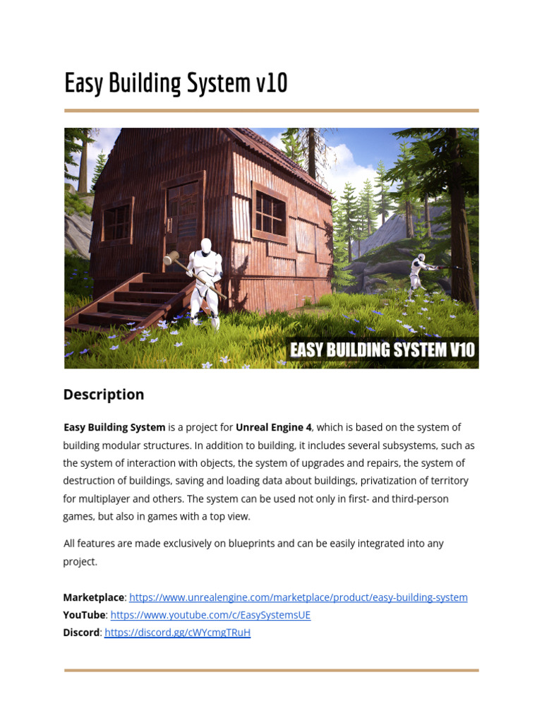 Easy Building System v10 Overview | PDF | Interface (Computing) | System