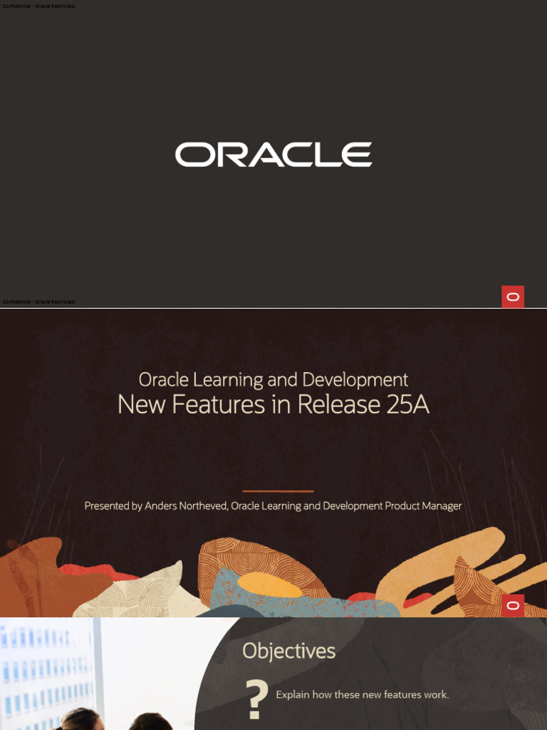 HCM - New Features in Learning Release 25A (Session #1) | PDF | Human ...