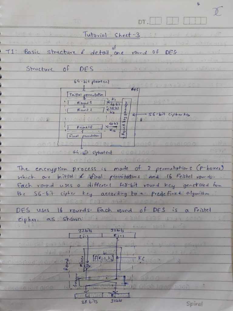 Network Security Tutorial Sheet 3 Solved (1) | PDF