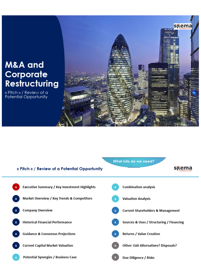 M&A Opportunity Review and Analysis | PDF
