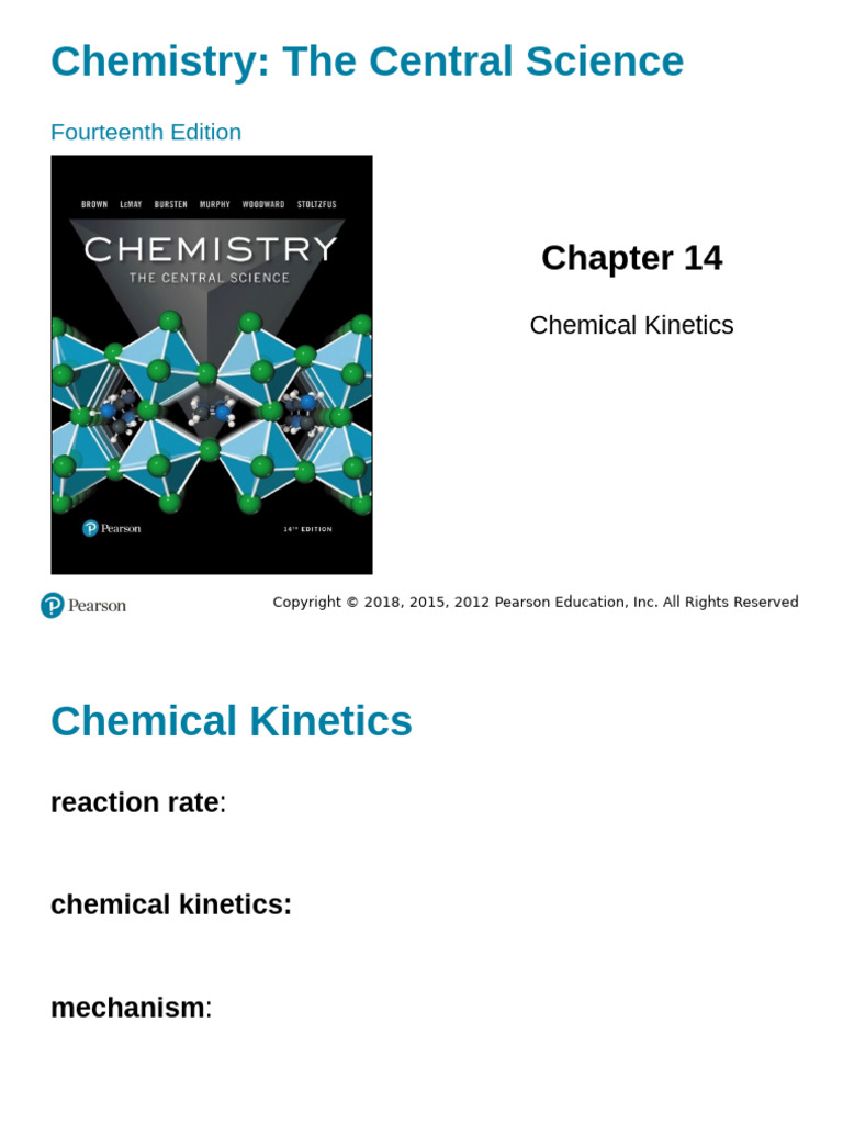 Kinetics | PDF | Reaction Rate | Chemical Kinetics