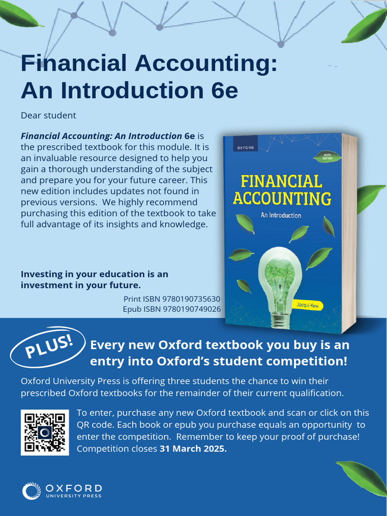 Financial Accounting Introduction 6e | PDF