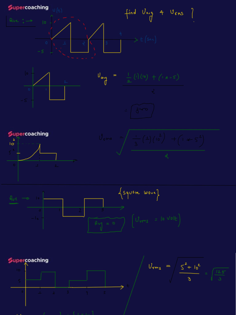 Average & RMS Calculation - 02 1725456488 | PDF