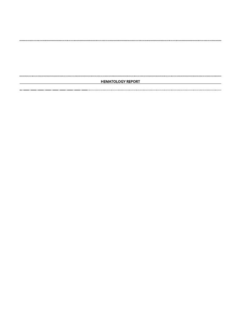 Lab Report 429349248 | PDF | Hematology | Blood