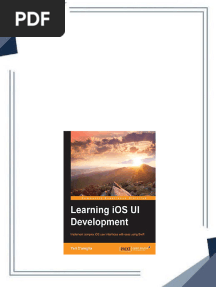 Learning iOS UI Development Implement complex iOS user interfaces with ease using Swift 1st Edition D'Areglia 2024 Scribd Download