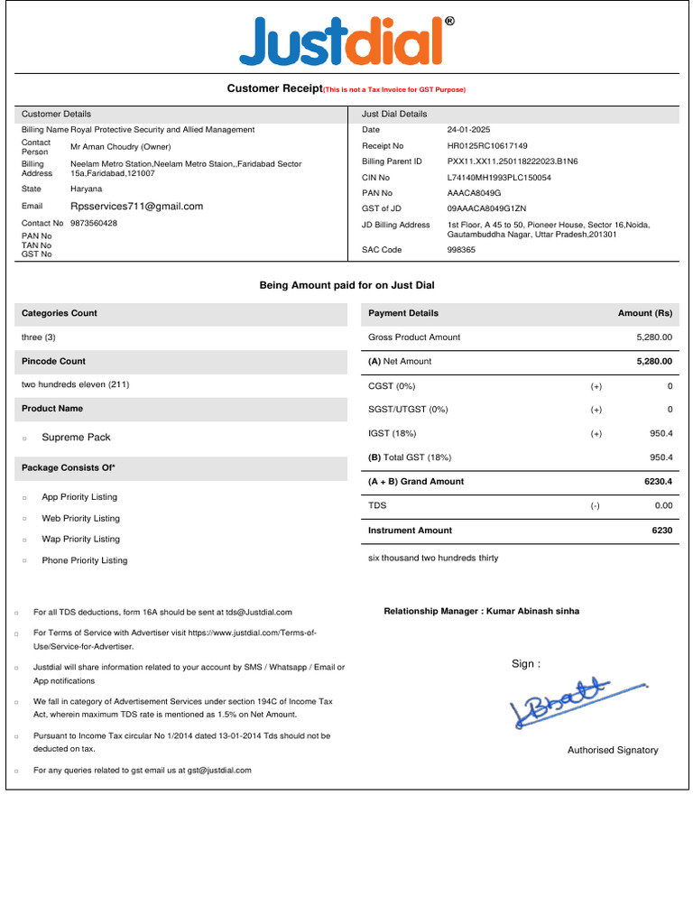 image_PU011240125N1Vreciept_PU011240125N1V_1737697312 | PDF | Receipt ...