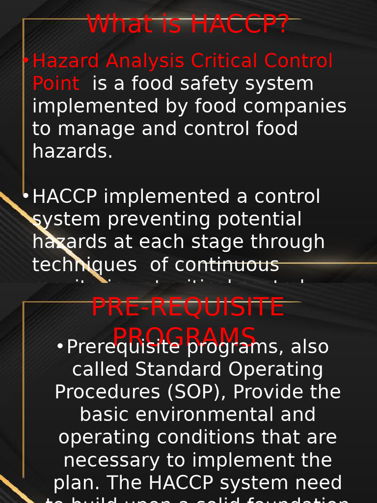 Follow Food Safety Program | PDF | Food Safety | Hazard Analysis And ...