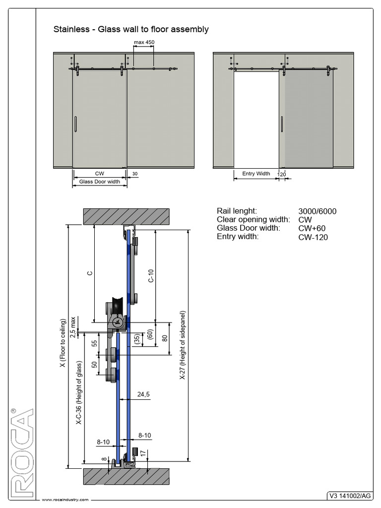 Stainless Glass Wall Assembly Guide | PDF | Architectural Elements ...