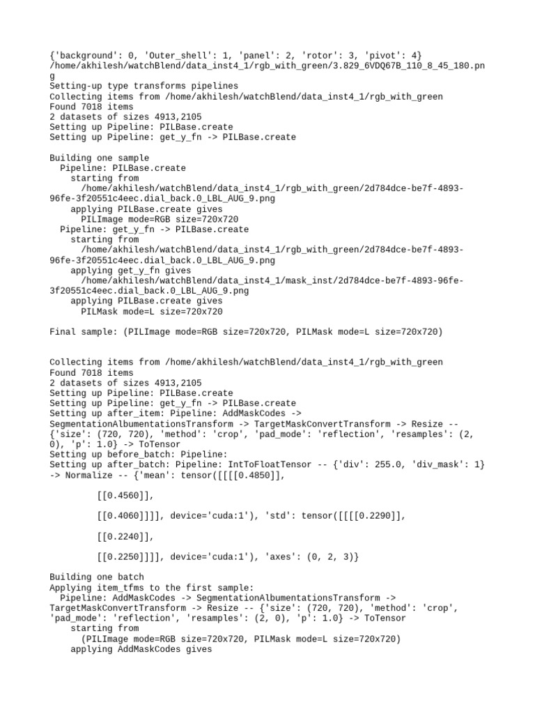 train_log | PDF | Applied Mathematics