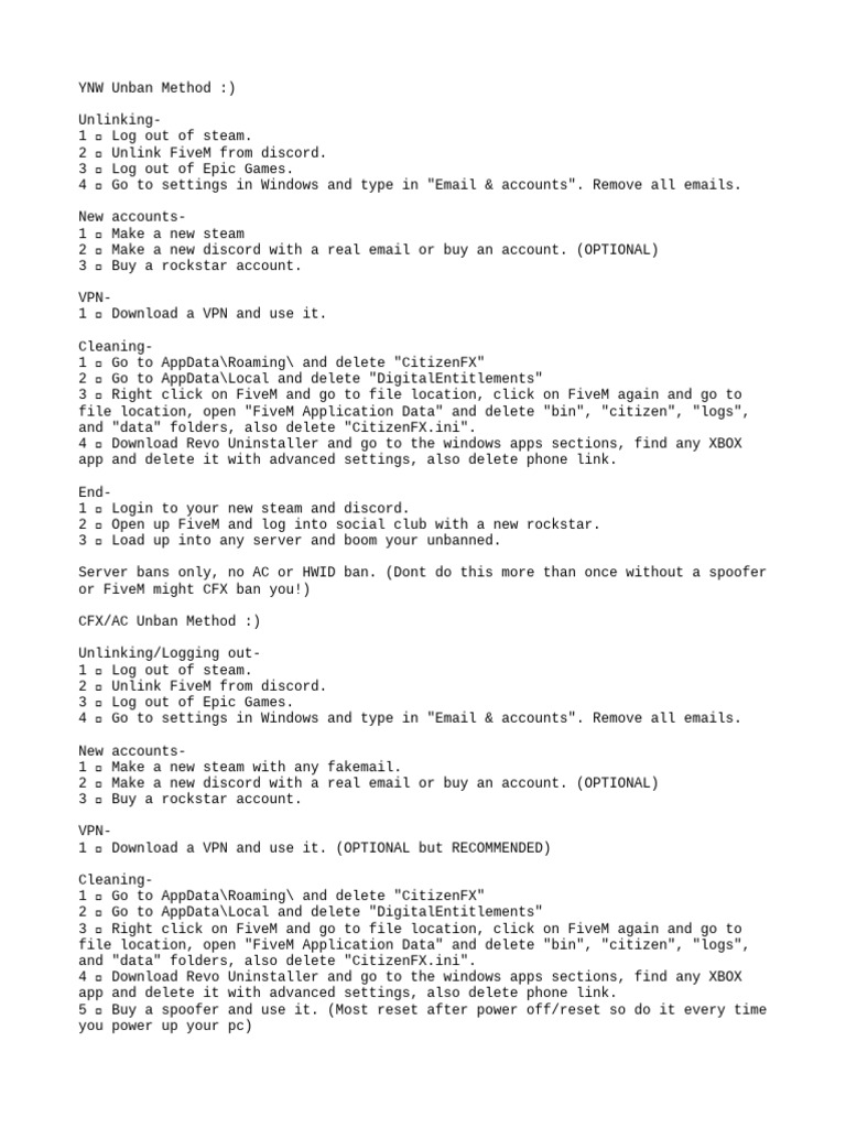 Ynw unban pdf