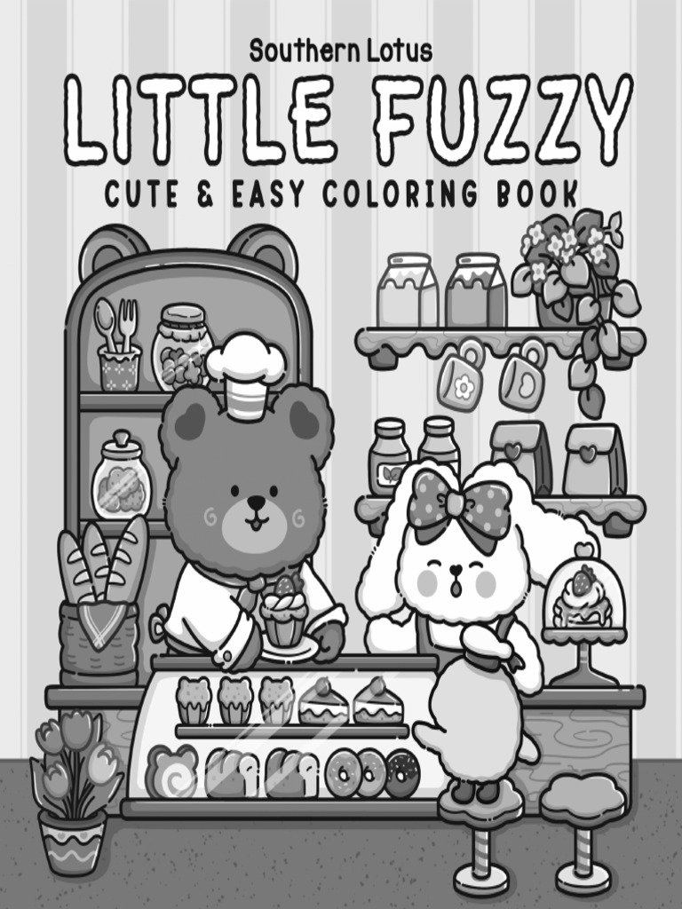 Copia de Little Fuzzy Cute & Easy Coloring Book | PDF
