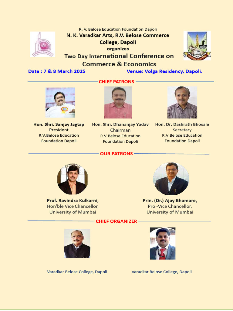 International Conference on Commerce & Economics | PDF | Economy Of ...